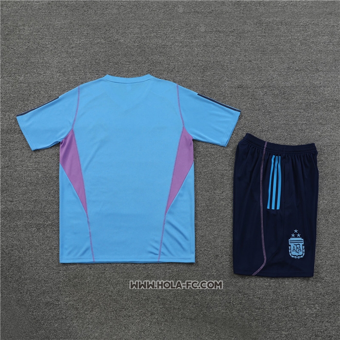 Chandal del Argentina 2023-2024 Manga Corta Azul Oscuro - Pantalon Corto